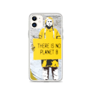 Greta Thunberg IPhone cover with street art of Banksy