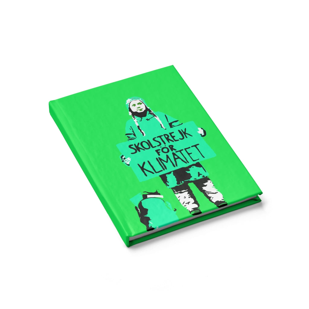 Apple green Journal - Blank for a climate safe tomorrow