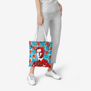 King Carl Gustaf as artwork on your Heavy Duty Natural Canvas Tote Bags / Beach bag