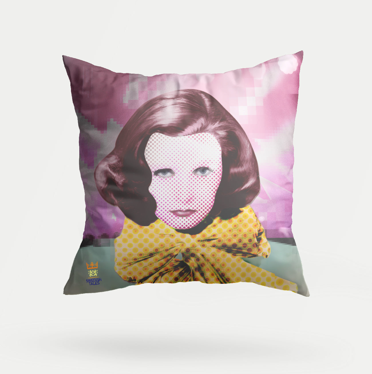 icon Greta Garbo as premium pillow case