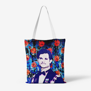 Pince Carlö Philip as art work on your Heavy Duty Natural Canvas Tote Bags / Beach bag