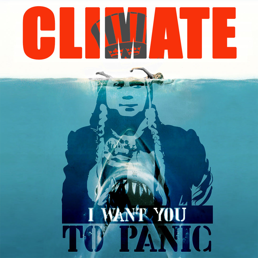 JAWS –I want you to panic climate strike with Greta Thunberg