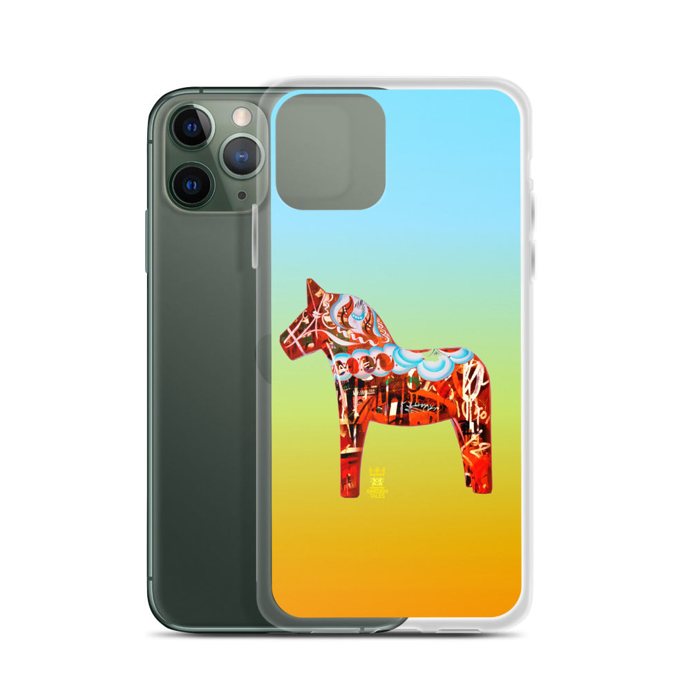 Svedese desiged Dala Horse iPhone Case