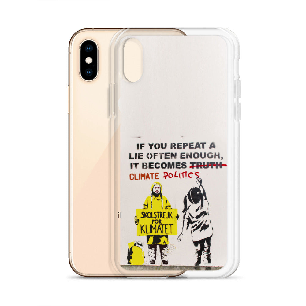 iPhone Case with climate activis Greta Thunberg-by-Banksy